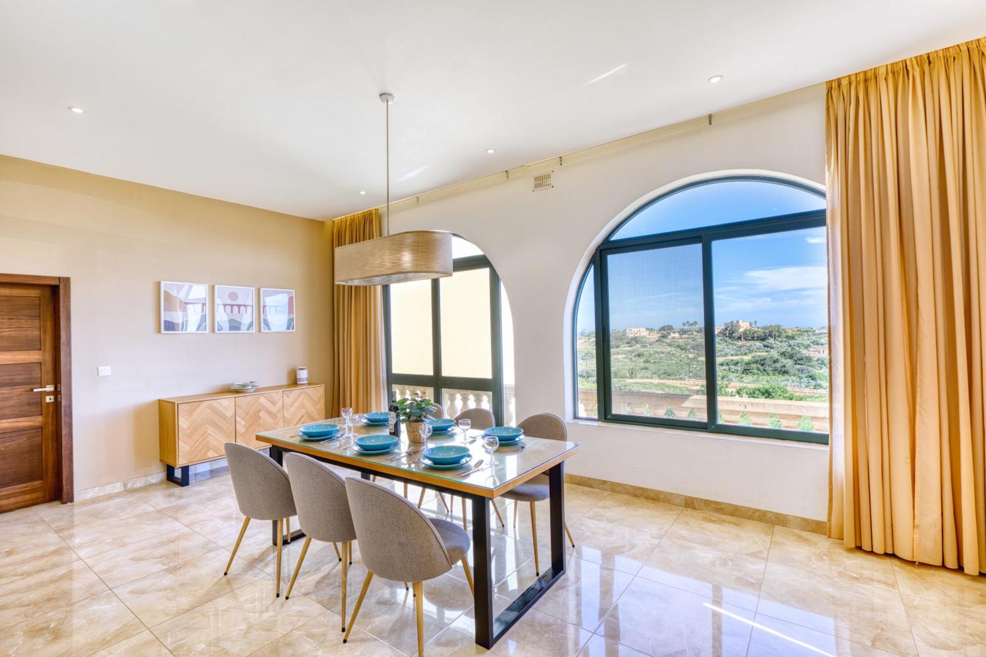 Spacious, Bright, Valley & Sea View Maisonette Xagħra Екстериор снимка