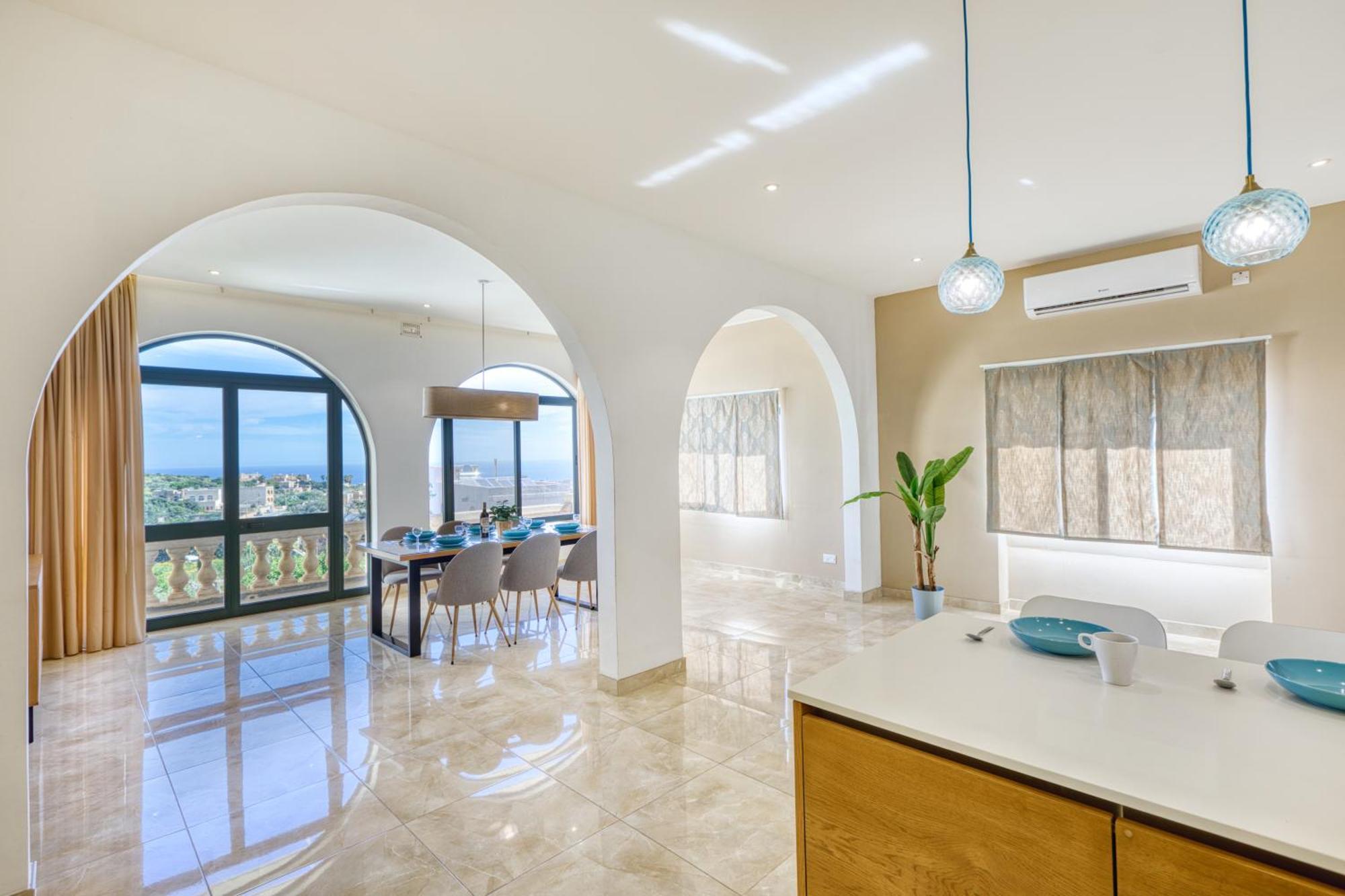 Spacious, Bright, Valley & Sea View Maisonette Xagħra Екстериор снимка